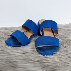 A New Day Blue Slide Sandals